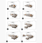 A900 Quinn Five Seater Sofa, Leathaire - Joe’s Haven