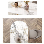 Costanza Dining Table, Sintered Stone, White - Joe’s Haven