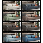 R67 Anselm Four Seater, Five Seater Sofa, Corner Sofa, Leathaire - Joe’s Haven