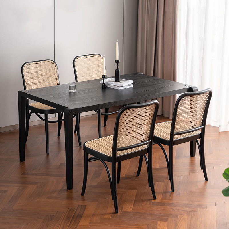 Vanesa Rattan Dining Chair, Oak - Joe’s Haven