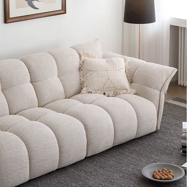 Tristin Two Seater, Three Seater Sofa, Boucle - Joe’s Haven