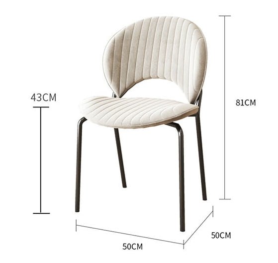 Jerome Shell Dining Chair, Velvet - Joe’s Haven