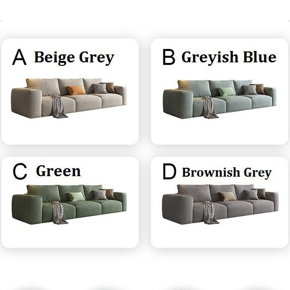 Lionel Three Seater Sofa, Linen - Joe’s Haven