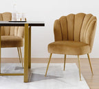 Dwight Dining Chair, Gold Frame - Joe’s Haven