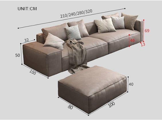 Hartste Three Seater Sofa, Leathaire - Joe’s Haven
