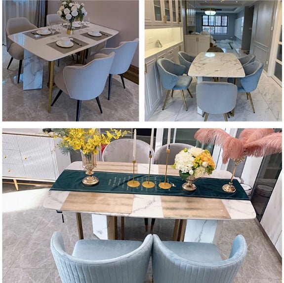 FenX Dining Table, Dining Table, Sintered Stone And Gold - Joe’s Haven