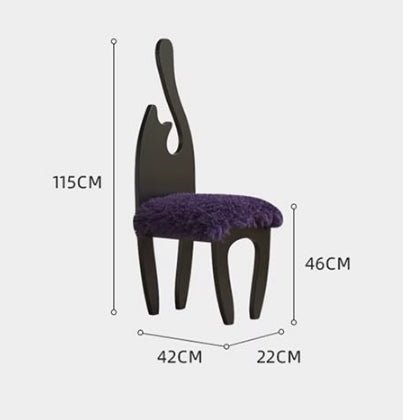 Tiffany Black Cat Dining Chair - Joe’s Haven