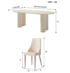 Peru Dining Chair, Cream - Joe’s Haven