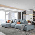 Samona Three Seater Sofa, Modular Sofa, Leathaire - Joe’s Haven
