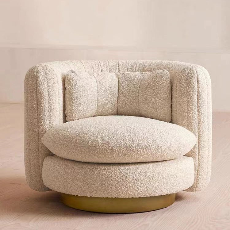 Nova Swivel Armchair, Boucle - Joe’s Haven