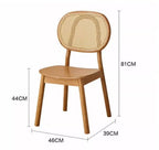 Fanny Dining Chair, Rattan - Joe’s Haven
