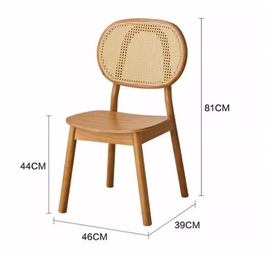 Fanny Dining Chair, Rattan - Joe’s Haven