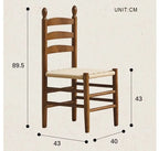 Charlotte Dining Chair, Rattan - Joe’s Haven