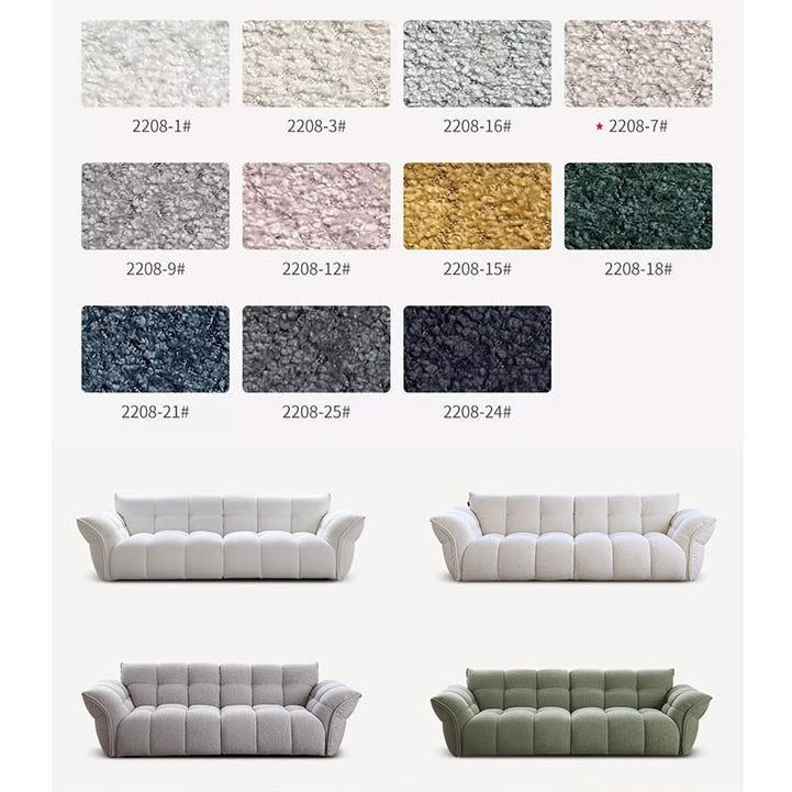 Tristin Two Seater, Three Seater Sofa, Boucle - Joe’s Haven