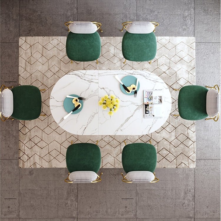 COSCO Modern Folding Dining Table, Green & Grey - Joe’s Haven