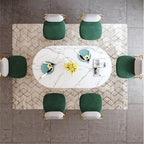COSCO Modern Folding Dining Table, Green & Grey - Joe’s Haven