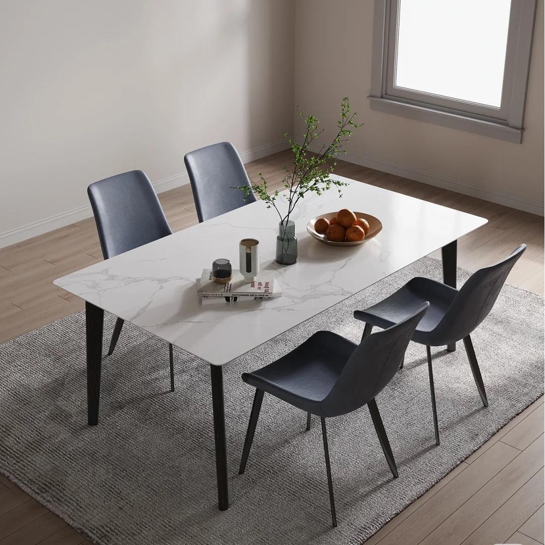 Samirah Dining Table, Sintered Stone - Joe’s Haven
