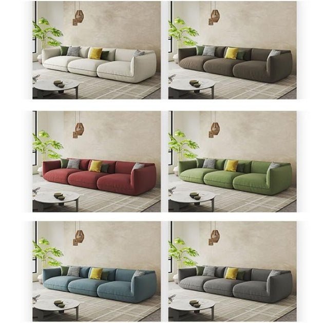 TOFU Agnes Three Seater Corner Sofa, Suede, Modular Sofa - Joe’s Haven