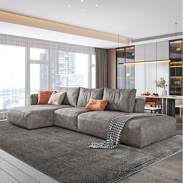 Samona Three Seater Sofa, Modular Sofa, Leathaire - Joe’s Haven