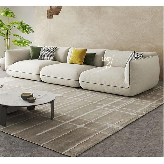 TOFU Agnes Three Seater Corner Sofa, Suede, Modular Sofa - Joe’s Haven