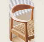 Abiram Rattan Dining Chair, Solid Wood - Joe’s Haven