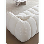 Oxley Pumpkin Single Seater Sofa, Armchair, White - Joe’s Haven
