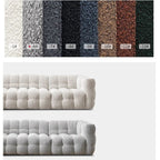 Zobah Two Seater, Three Seater Sofa, Grey Boucle - Joe’s Haven