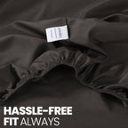 OLIVIA ROCCO Fitted Sheets Plain Dye Super Soft Easy Care Bed Linen Sets Easy-Care Hotel-Quality Comfort - Joe’s Haven