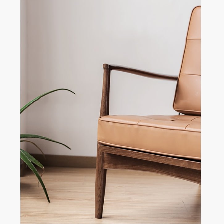 Hans CH32 Green Armchair, Solid Wood - Joe’s Haven