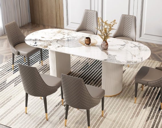 A Set of 2 Costanza Matching Dining Chairs, Grey For Clearance - Joe’s Haven