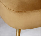 Dwight Dining Chair, Gold Frame - Joe’s Haven