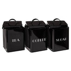 Easton 5 Piece Black Kitchen Storage Set - Joe’s Haven