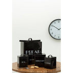 Easton 5 Piece Black Kitchen Storage Set - Joe’s Haven