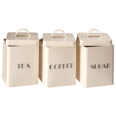 Easton 5 Piece Cream Kitchen Storage Set - Joe’s Haven