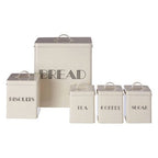 Easton 5 Piece Cream Kitchen Storage Set - Joe’s Haven