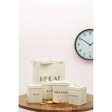 Easton 5 Piece Cream Kitchen Storage Set - Joe’s Haven