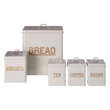 Easton 5 Piece Grey Kitchen Storage Set - Joe’s Haven