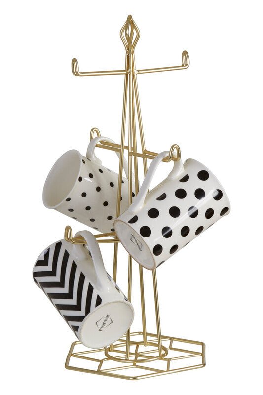 Vertex Contour Matte Gold Mug Tree - Joe’s Haven