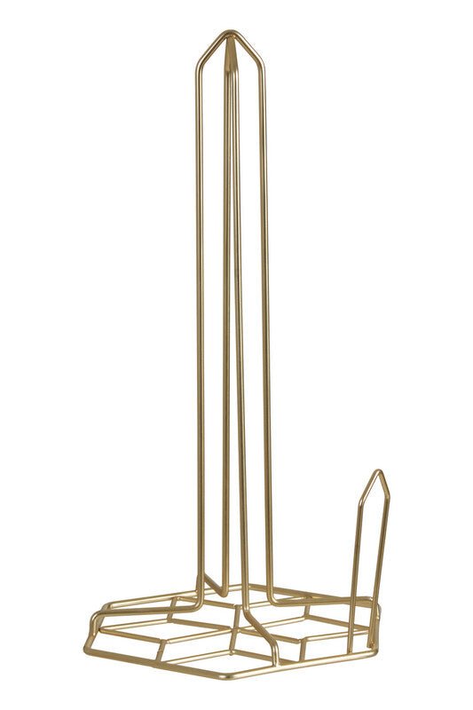 Vertex Kitchen Roll Holder With Matte Gold Finish - Joe’s Haven