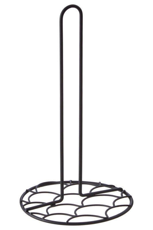 Vertex Deco Matt Black Kitchen Roll Holder - Joe’s Haven
