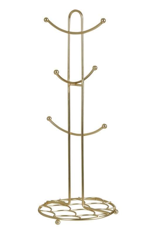 Vertex Deco Matte Gold Mug Tree - Joe’s Haven