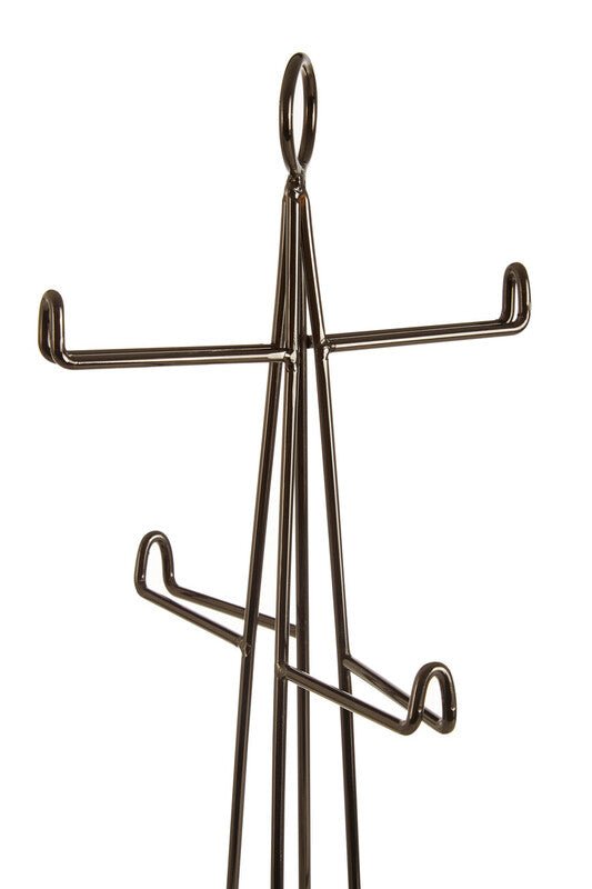 Vertex Black Nickel Finish 6 Cup Mug Tree - Joe’s Haven