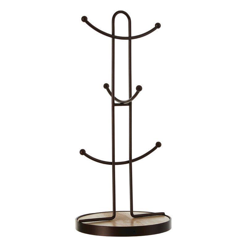 Vertex Bronze Powder Coated 6 Mug Tree - Joe’s Haven