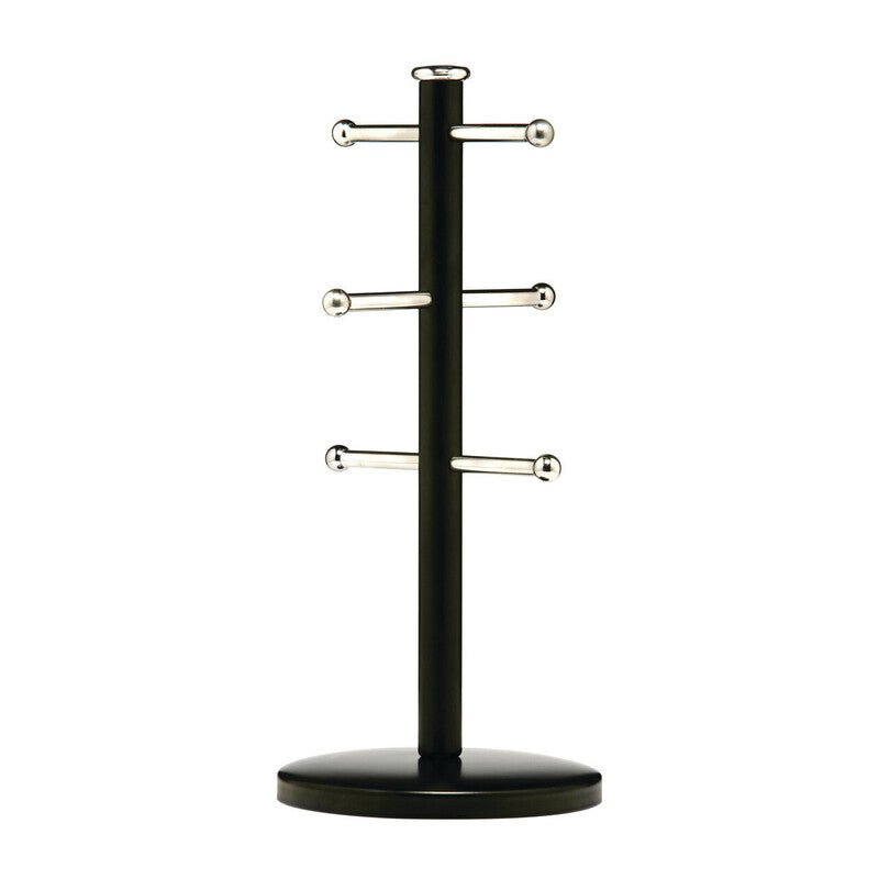 Hirano Matt Black Metal 6 Cup Mug Tree - Joe’s Haven