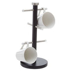 Hirano Matt Black Metal 6 Cup Mug Tree - Joe’s Haven