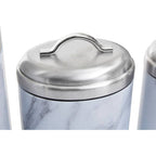 Easton 4 Piece Marble Effect Kitchen Storage Set