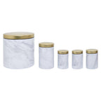 Easton 5 Piece Kitchen Storage Set In Marble Effect