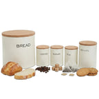 Easton 5 Piece Kitchen Storage Set in Cream - Joe’s Haven