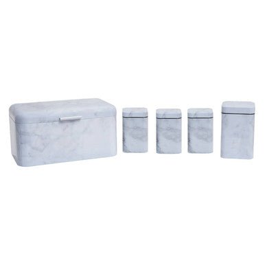 Easton 5 Piece Marble Effect Kitchen Storage Set - Joe’s Haven