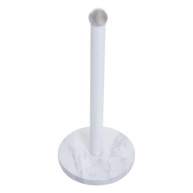 Easton White Marble Effect Kitchen Roll Holder - Joe’s Haven